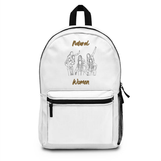 Natural Women Piggy Back (BL) Backpack WHITE