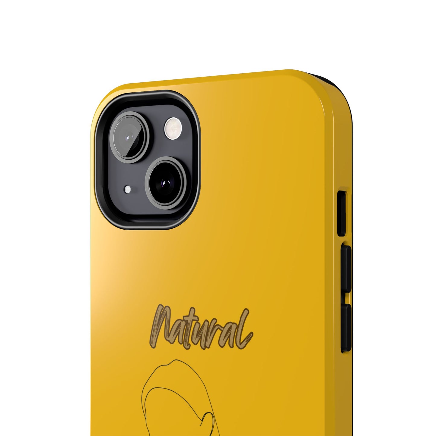Natural Woman Tilted Look (BL) Tough Phone Cases YELLOW