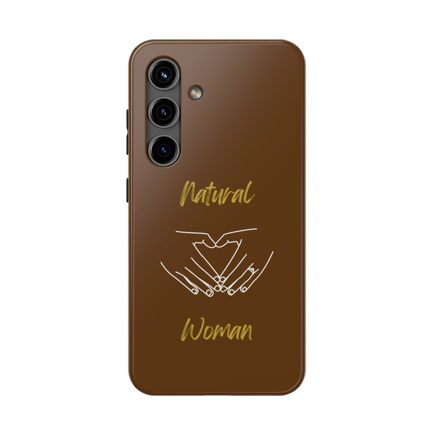 Natural Woman I Love You (WL)Tough Phone Cases BROWN