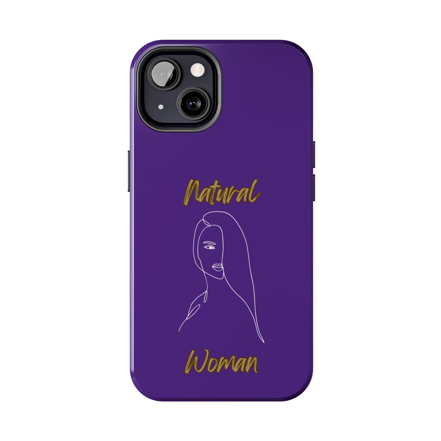 Natural Woman Covered Eye (WL)Tough Phone Cases PURPLE
