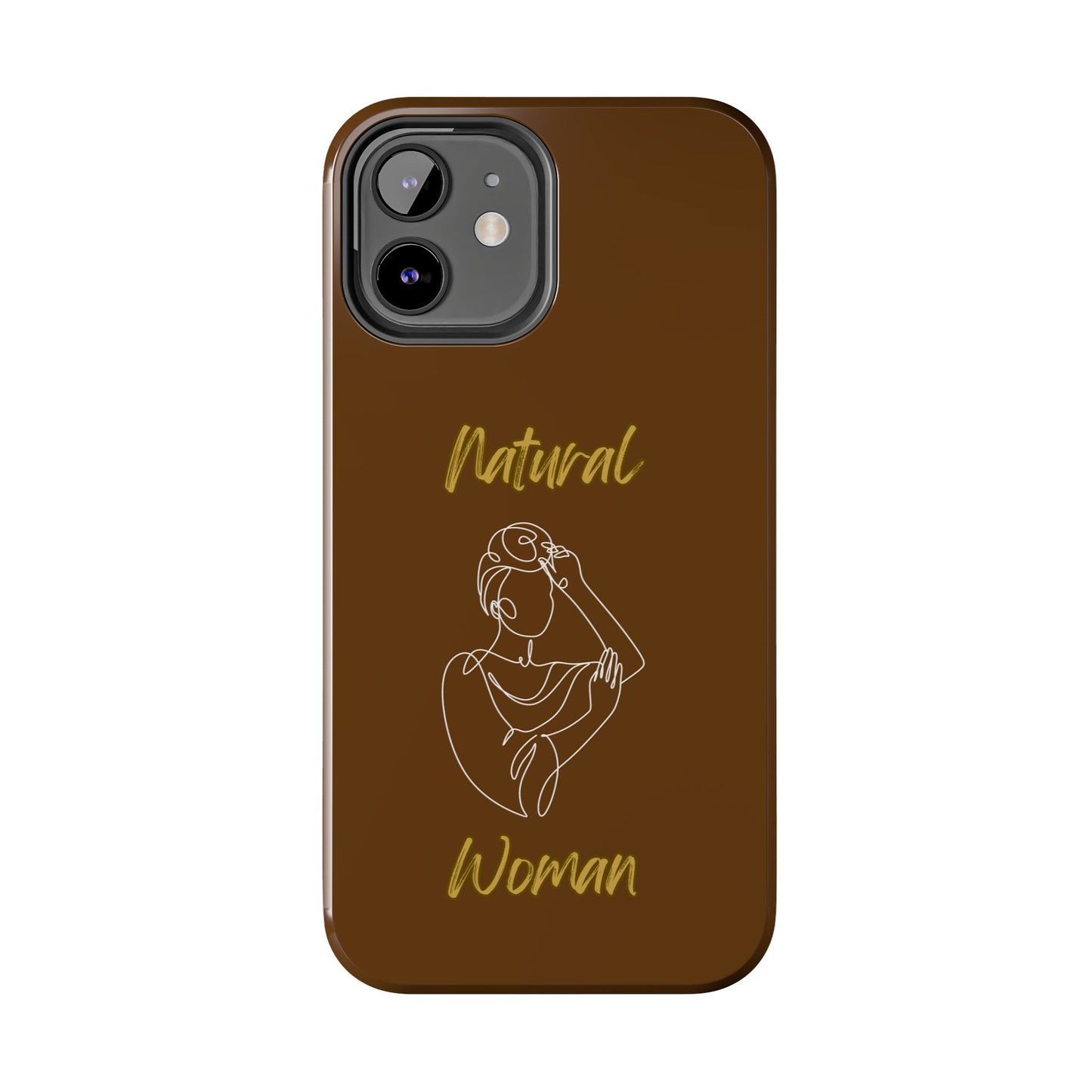 Natural Woman Style (WL)Tough Phone Cases BROWN