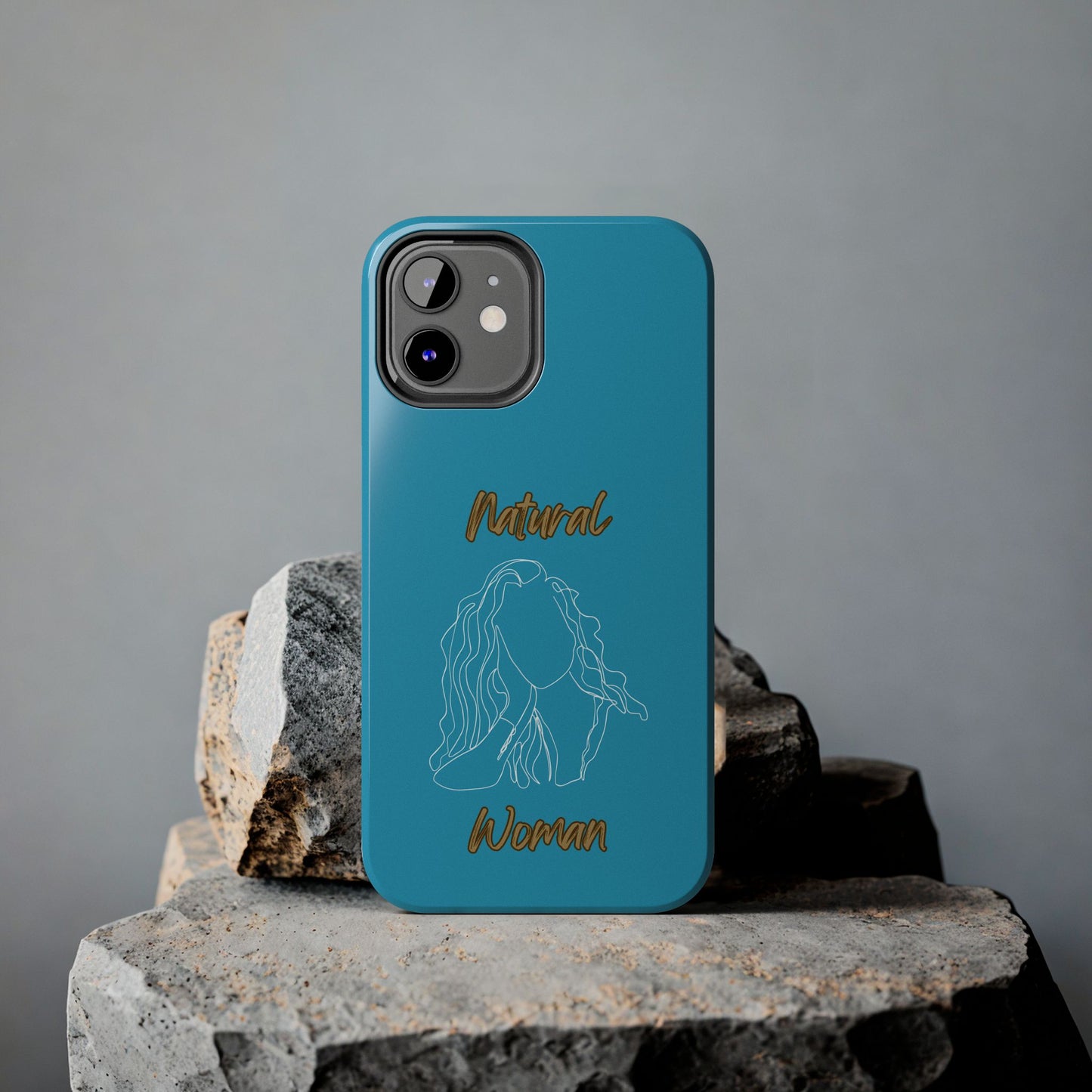 Natural Woman Relaxed (WL) Tough Phone Cases TURQUOISE