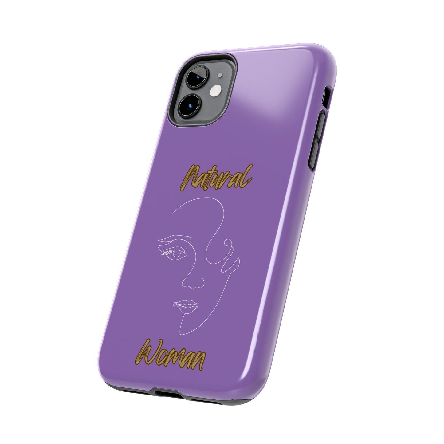 Natural Woman Looking (WL)Tough Phone Cases LIGHT PURPLE