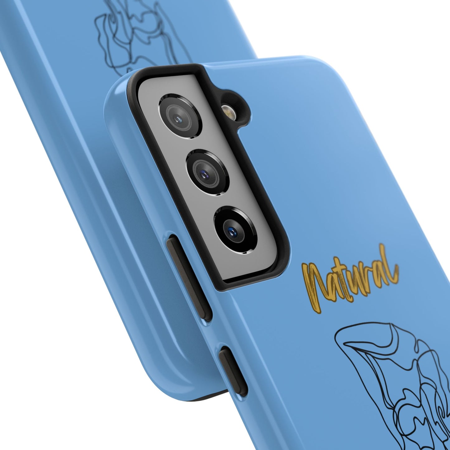 Natural Woman Flexible (BL)Tough Phone Cases LIGHT BLUE