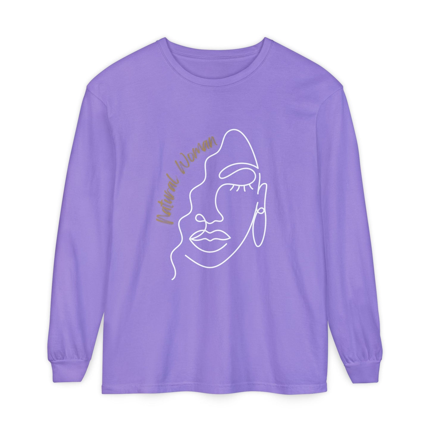 Natural Woman Half Face (WL) Long Sleeve T-Shirt