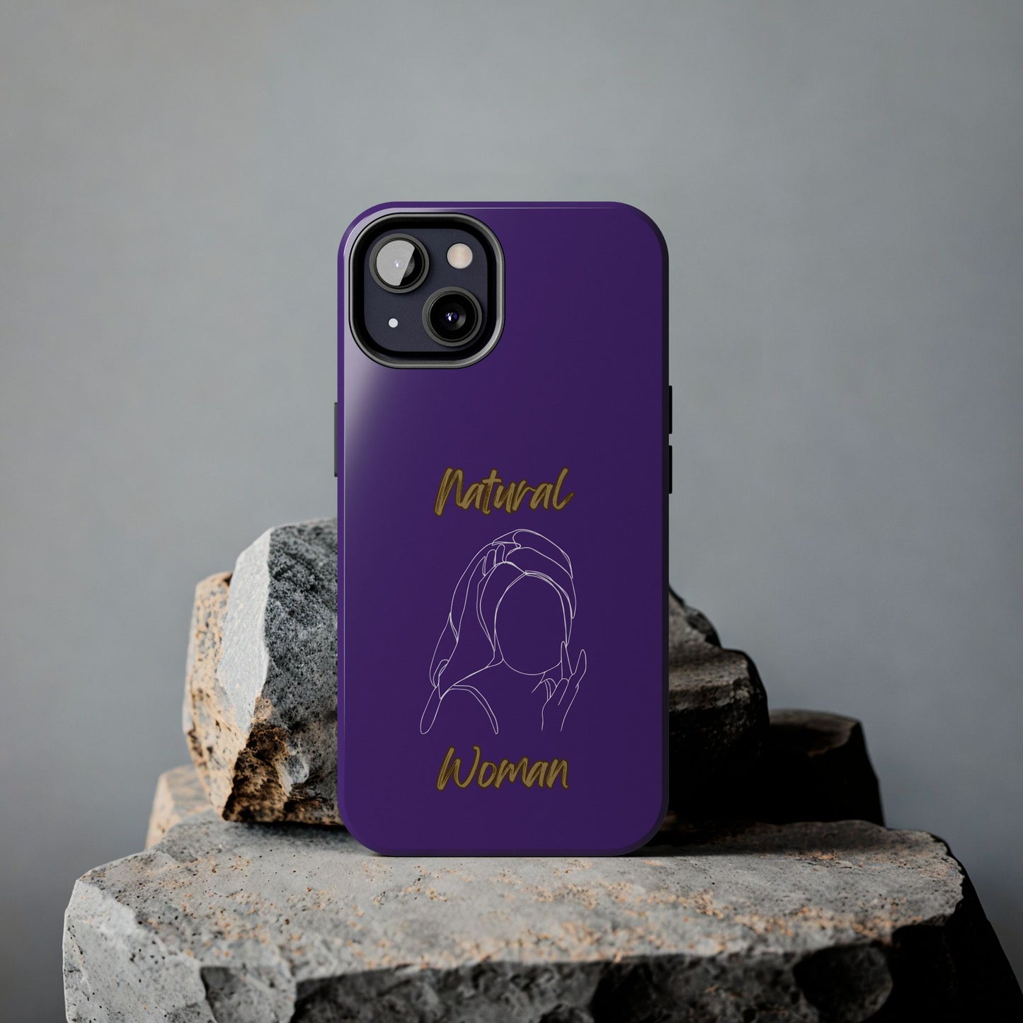 Natural Woman Towel Wrapped (WL)Tough Phone Cases PURPLE