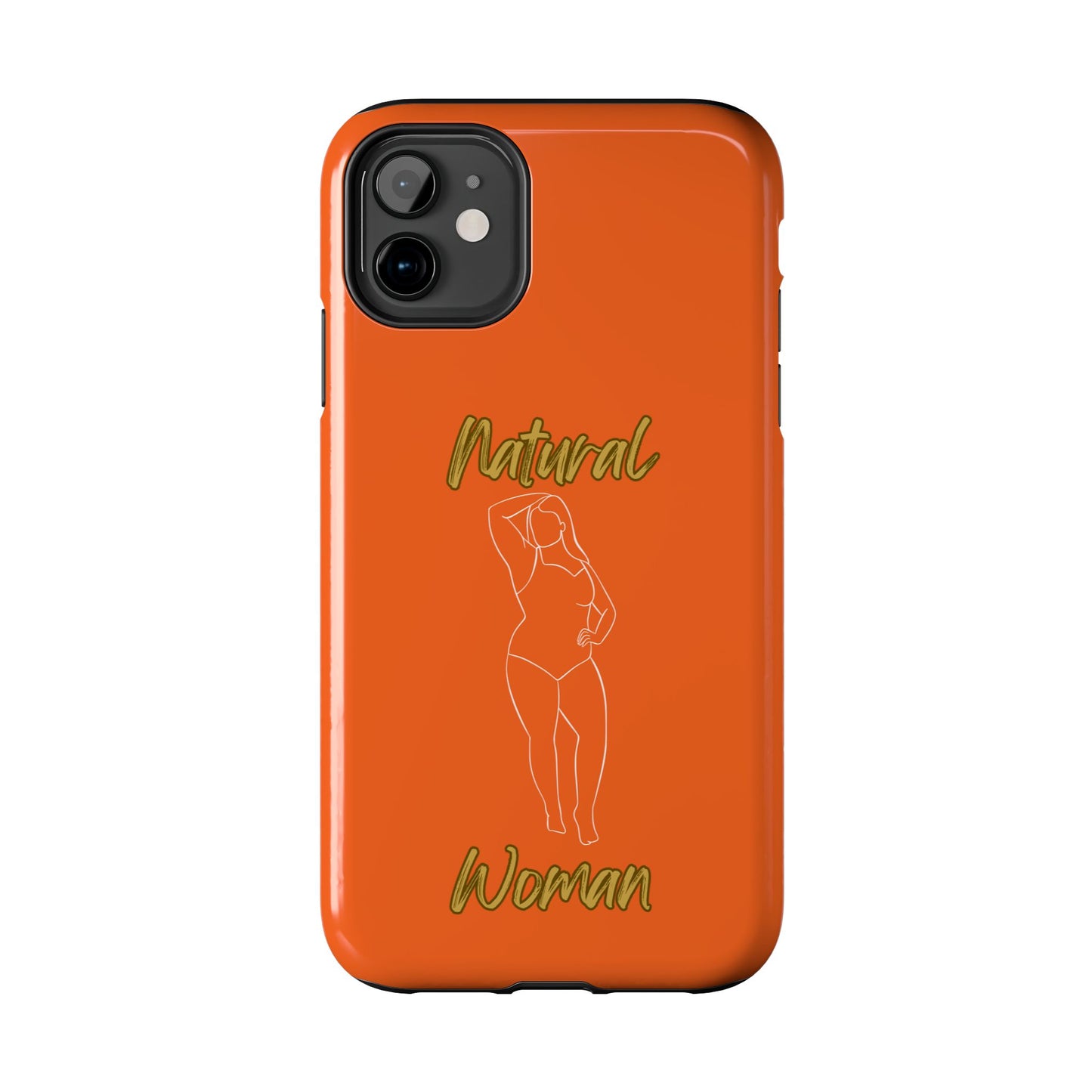 Natural Woman Looking Good (WL)Tough Phone Cases ORANGE