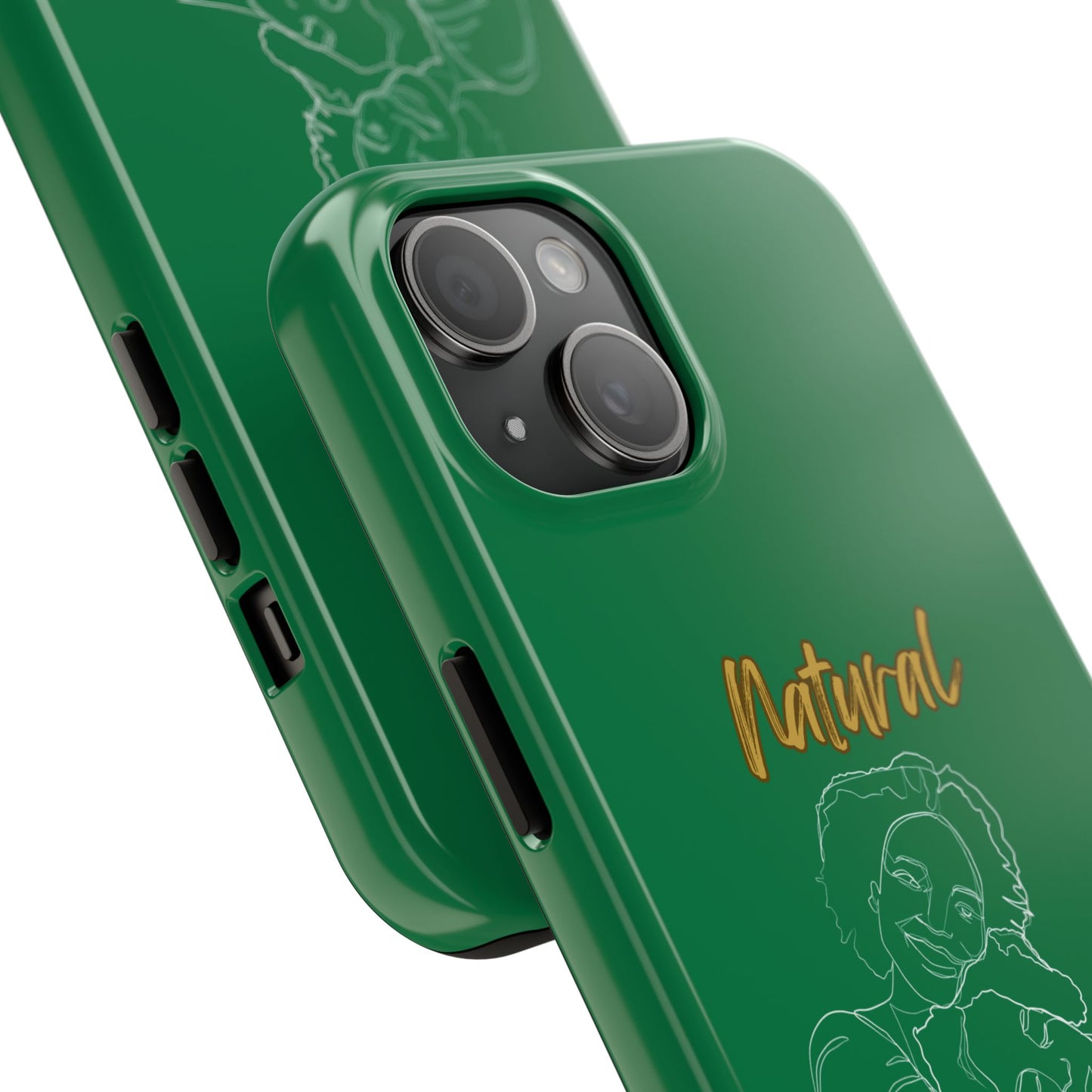 Natural Woman Loving Embrace (WL)Tough Phone Cases DARK GREEN