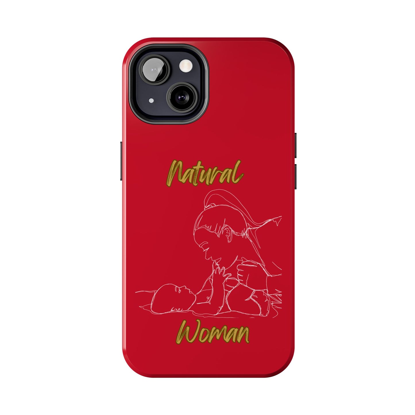 Natural Woman New Life (WL)Tough Phone Cases DARK RED