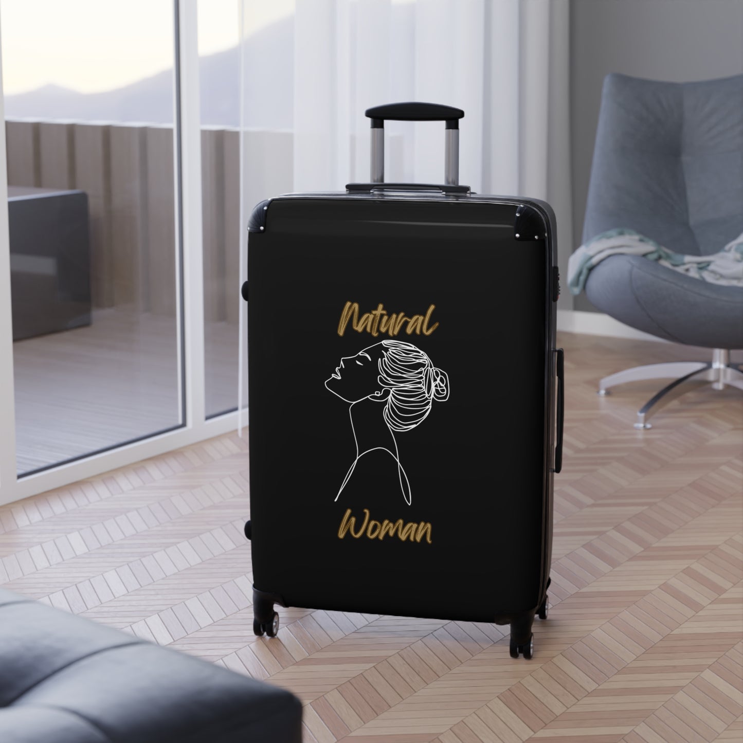Natural Woman Wet Bun (WL) Suitcase BLACK
