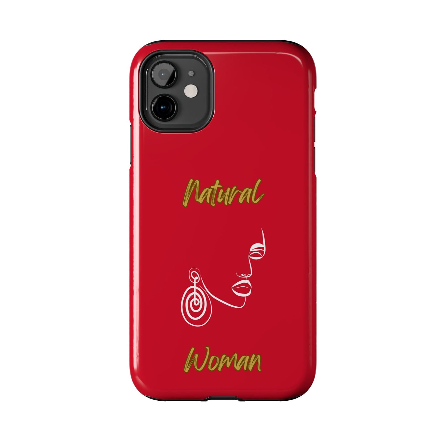 Natural Woman Music In My Soul (WL)Tough Phone Cases DARK RED