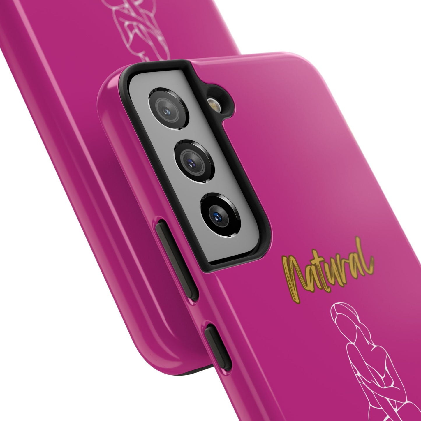 Natural Woman Shoulder Action (WL)Tough Phone Cases PINK