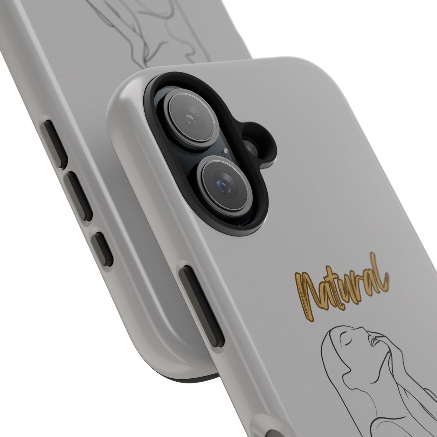 Natural Woman Thank You (BL) Tough Phone Cases LIGHT GREY