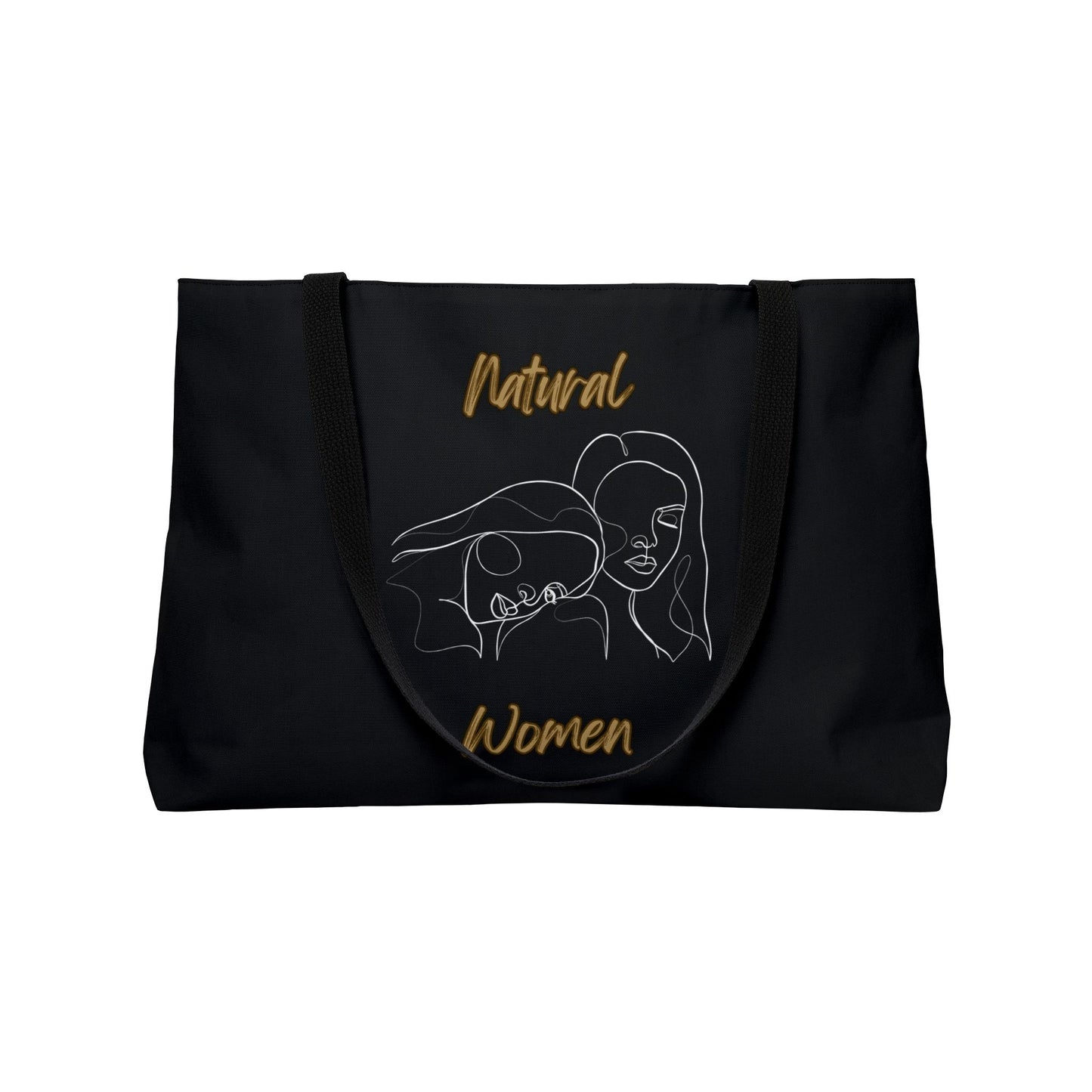 Natural Women Sisters (WL) Weekender Tote Bag BLACK