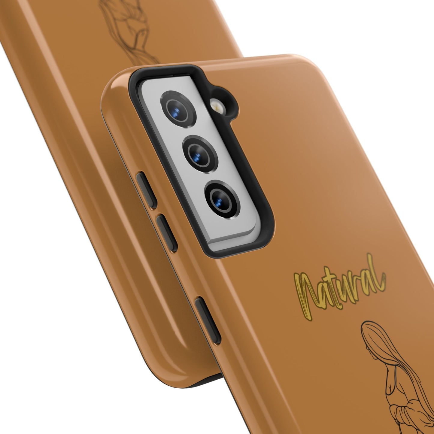 Natural Woman Expecting (BL)Tough Phone Cases LIGHT BROWN