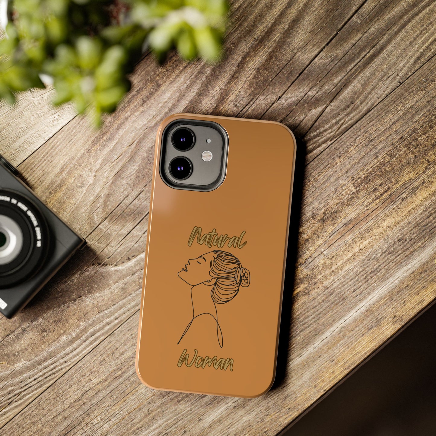 Natural Woman Wet Bun (BL) Tough Phone Cases LIGHT BROWN