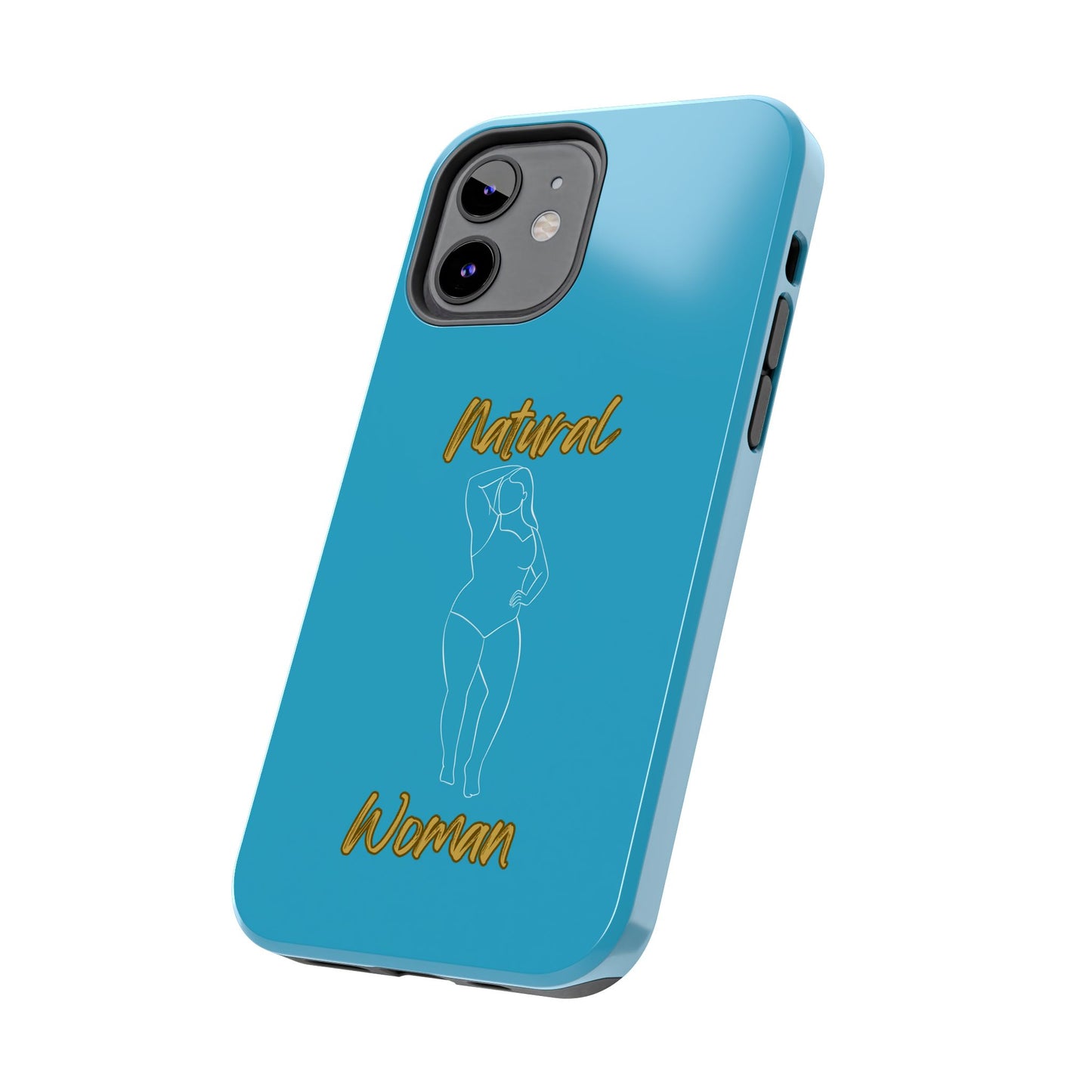 Natural Woman Looking Good (WL)Tough Phone Cases TURQUOISE