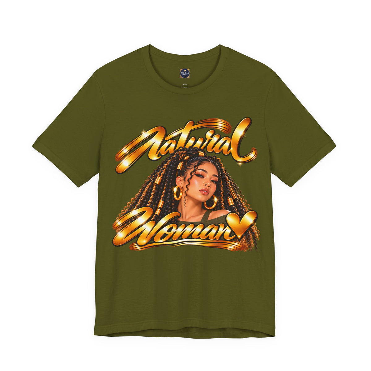 Natural Woman Twists Graphic Tee – Asian Edition | Strong Family