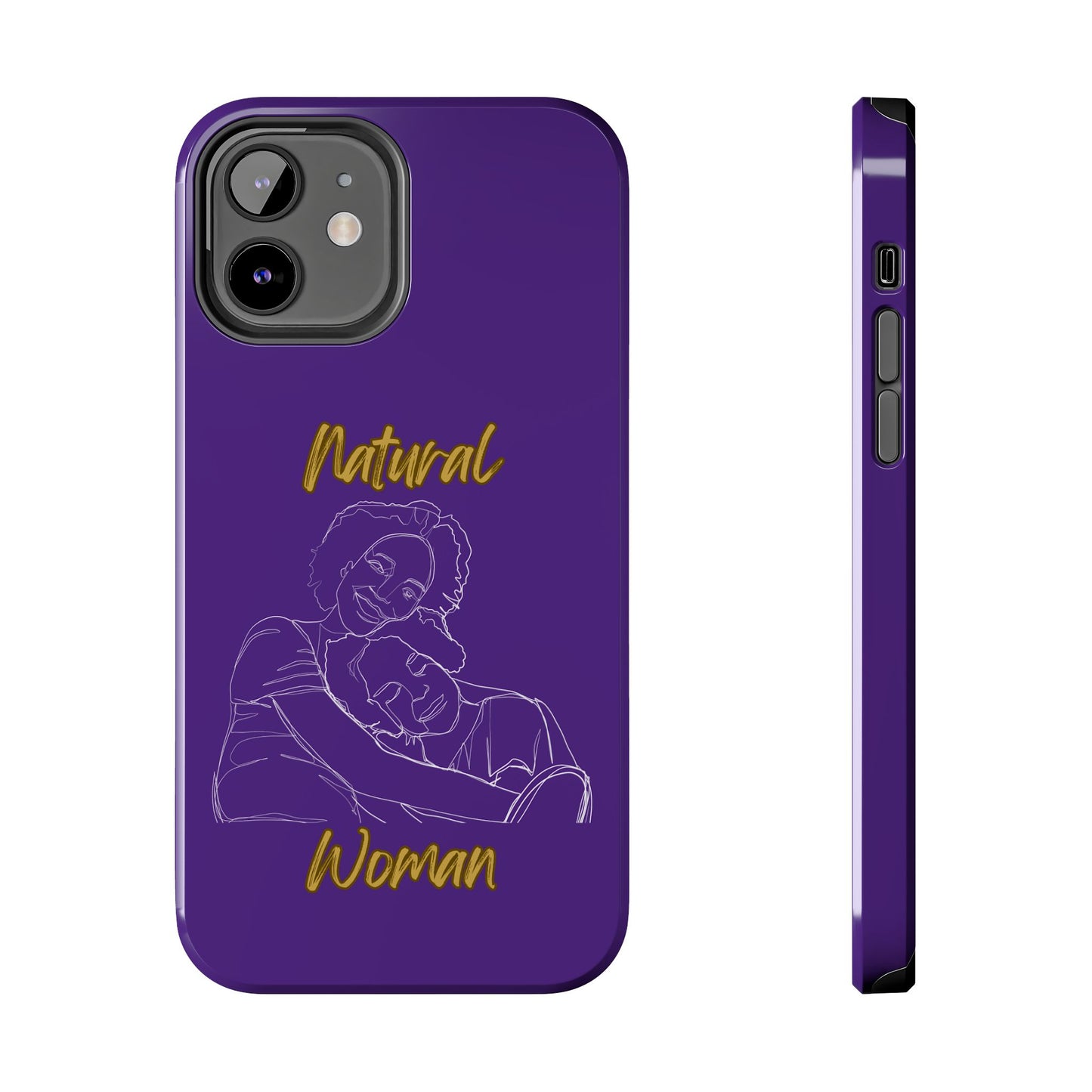 Natural Woman Loving Embrace (WL)Tough Phone Cases PURPLE