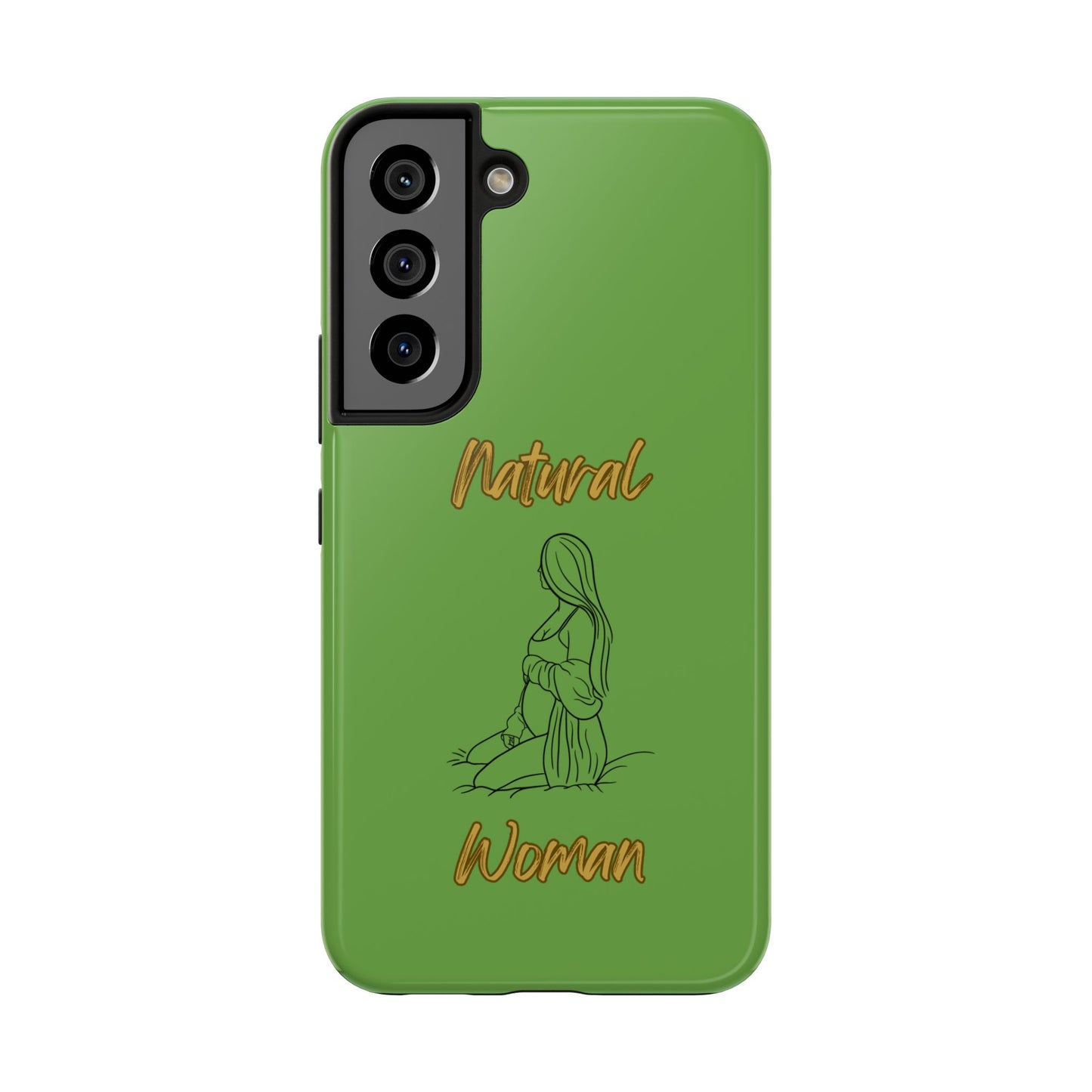 Natural Woman Expecting (BL)Tough Phone Cases GREEN