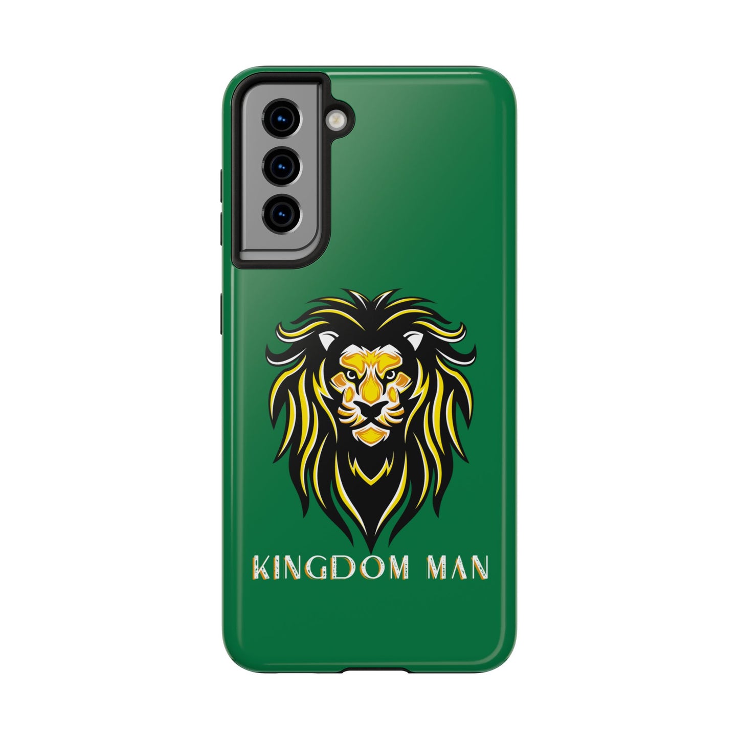 Kingdom Man (White-Gold Label) Tough Phone Case DARK GREEN