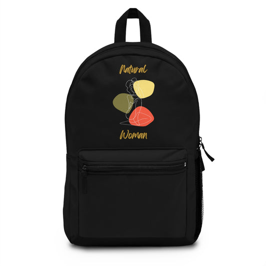 Natural Woman Colorful Pose (WL) Backpack BLACK