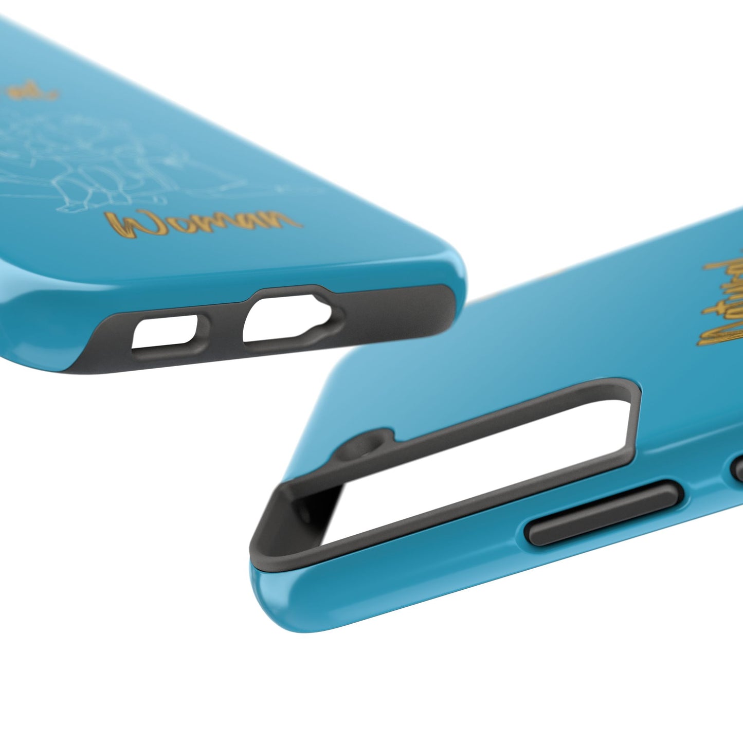 Natural Woman Bear Hugs (WL) Tough Phone Cases TURQUOISE
