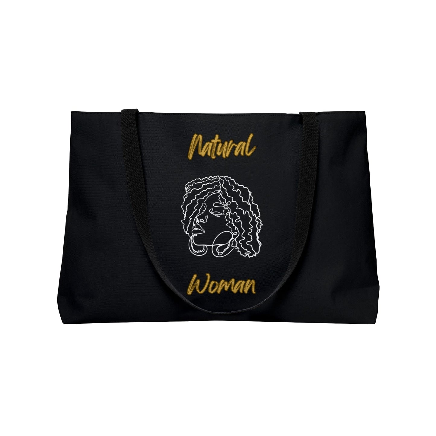 Natural Woman Naturally Me (WL) Weekender Tote Bag BLACK