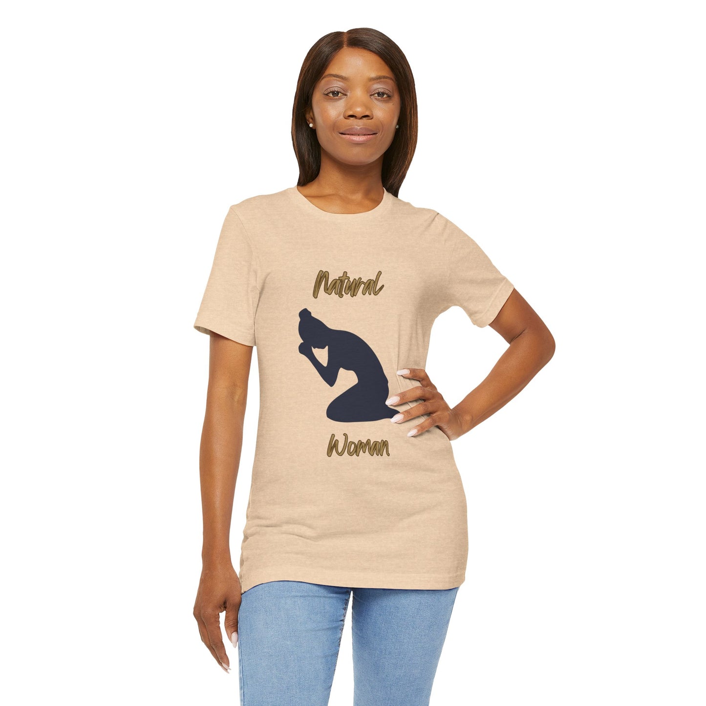 Natural Woman Pray (BL) Short Sleeve T-Shirt