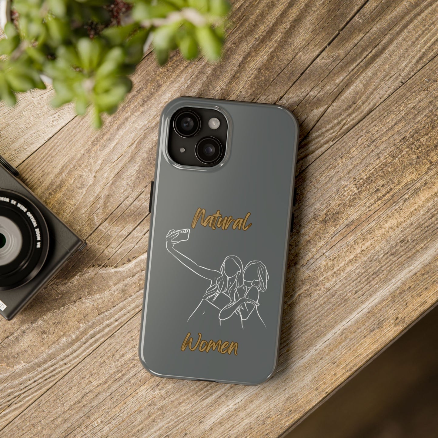 Natural Woman Friends Selfie (WL)Tough Phone Cases DARK GREY