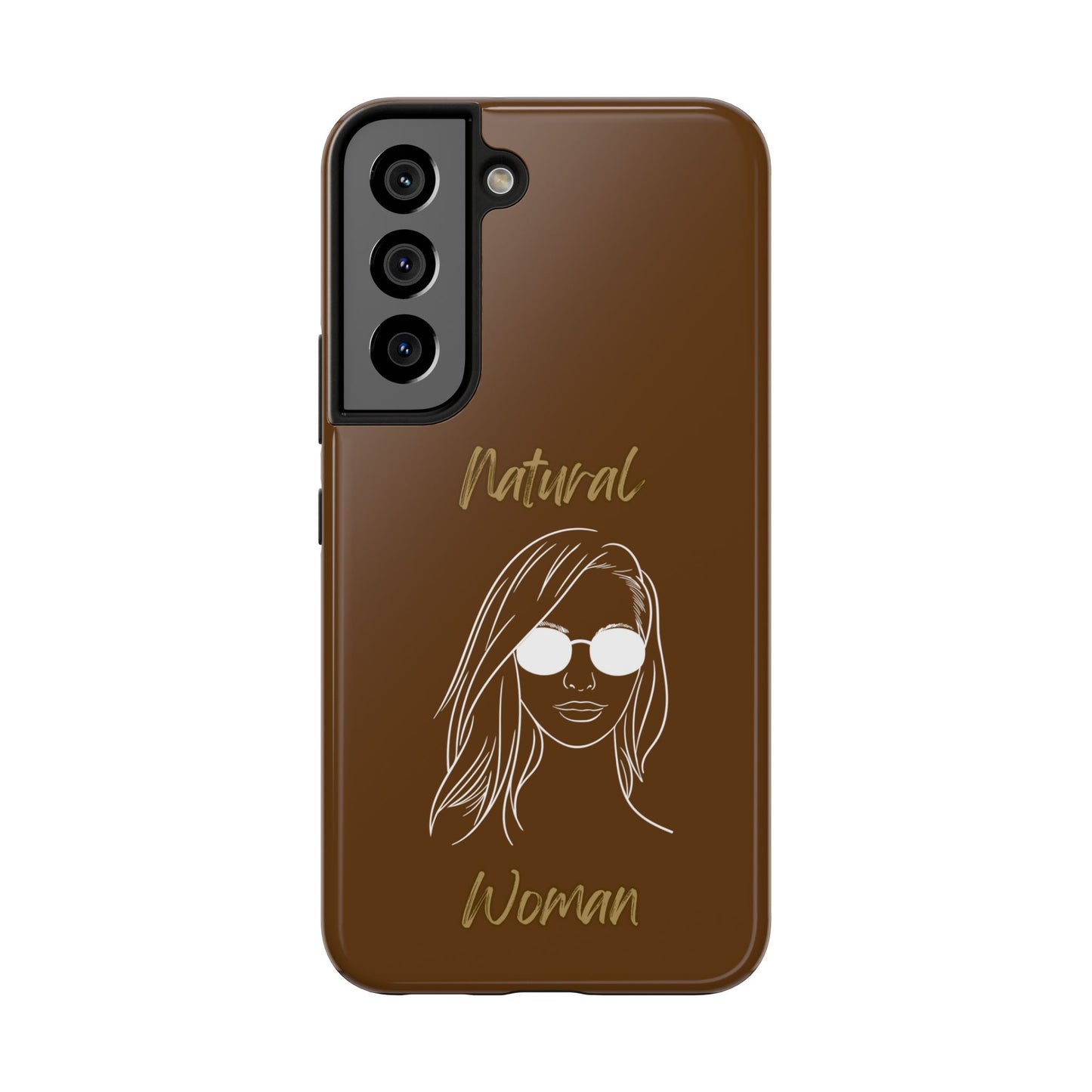 Natural Woman Shades (WL)Tough Phone Cases BROWN