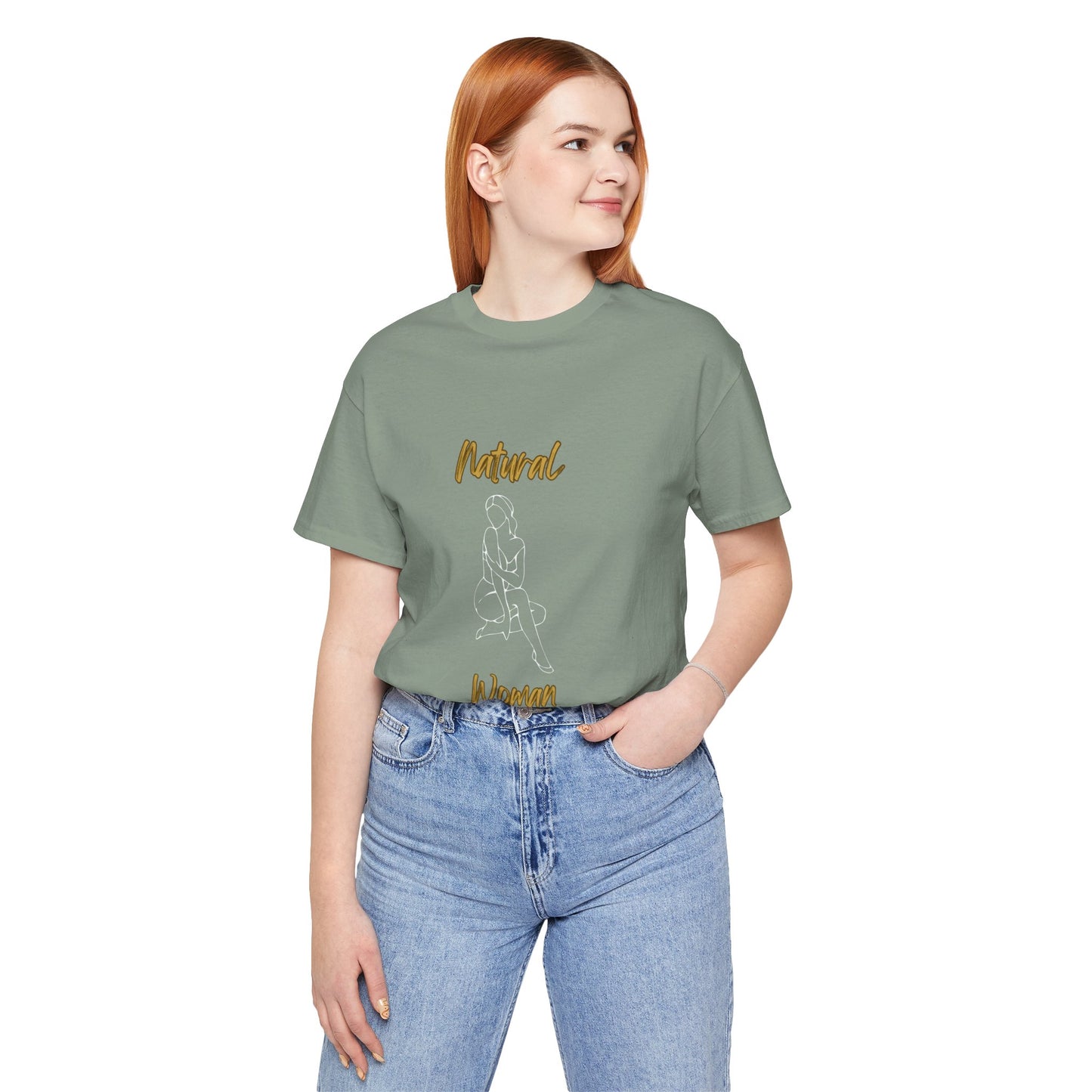 Natural Woman Shoulder Action (WL) Short Sleeve T-Shirt EXPRESS DELIVERY