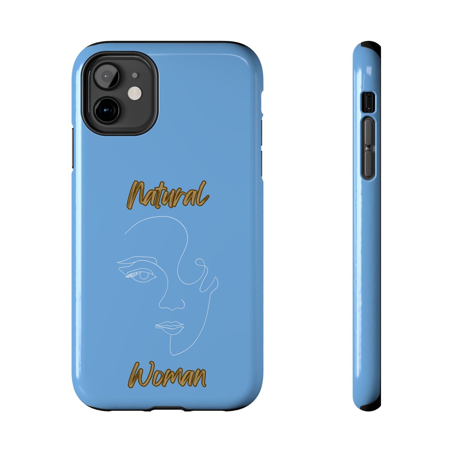 Natural Woman Looking (WL) Tough Phone Cases LIGHT BLUE