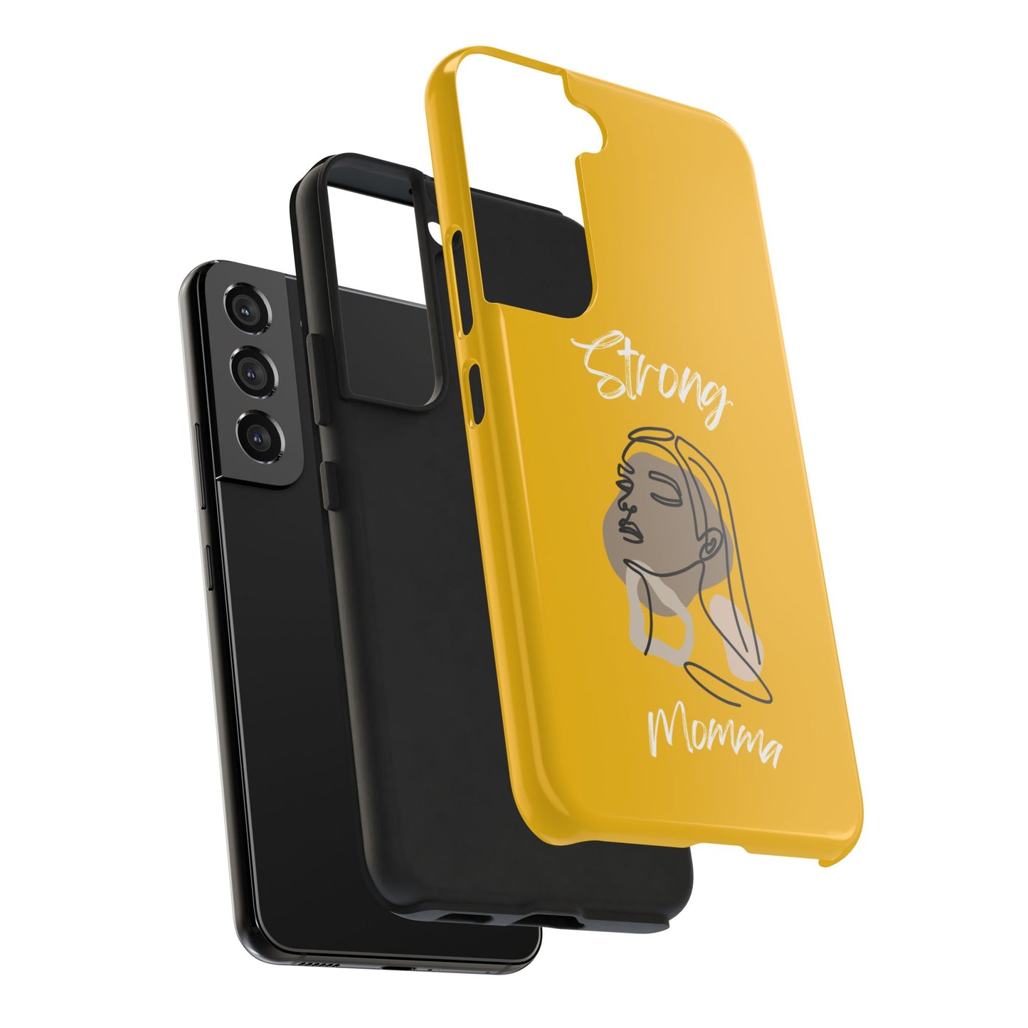 Strong Momma (WL) Tough Phone Cases YELLOW