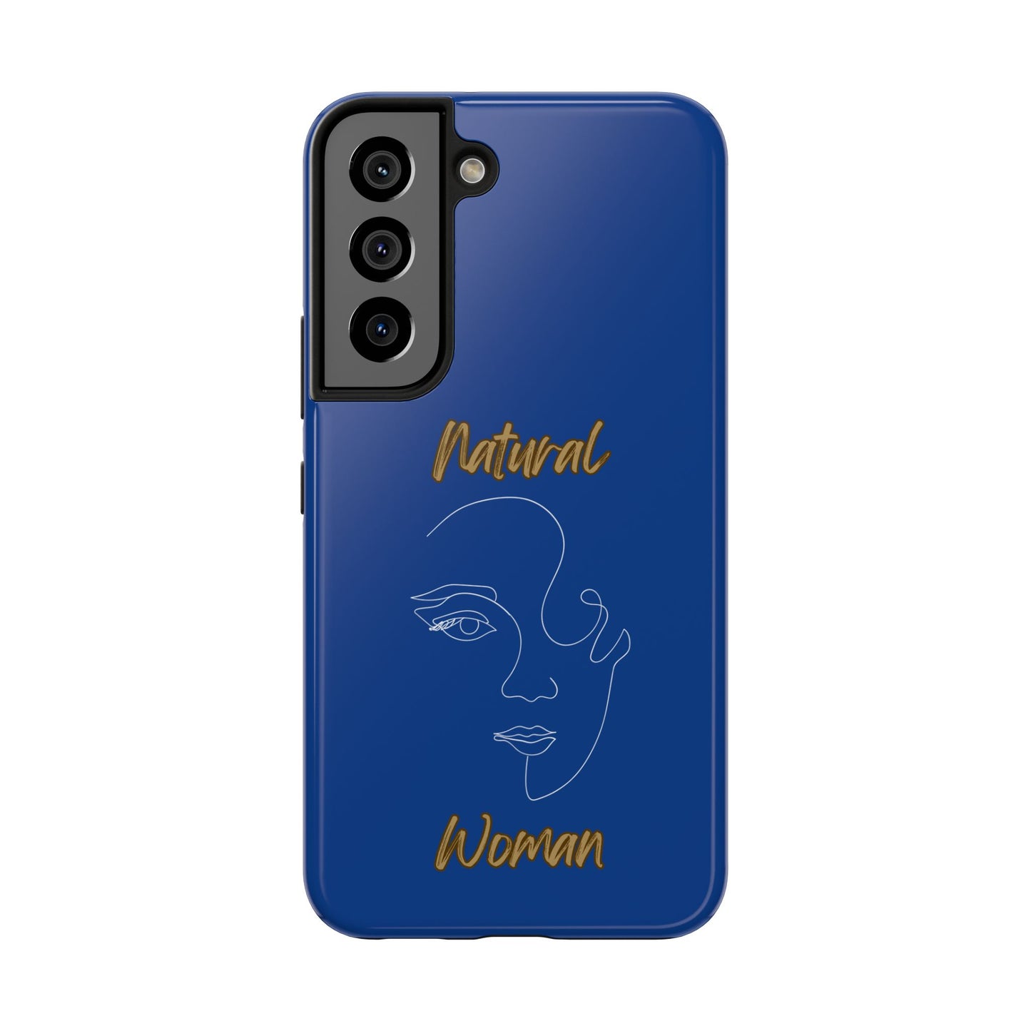 Natural Woman Looking (WL)Tough Phone Cases DARK BLUE