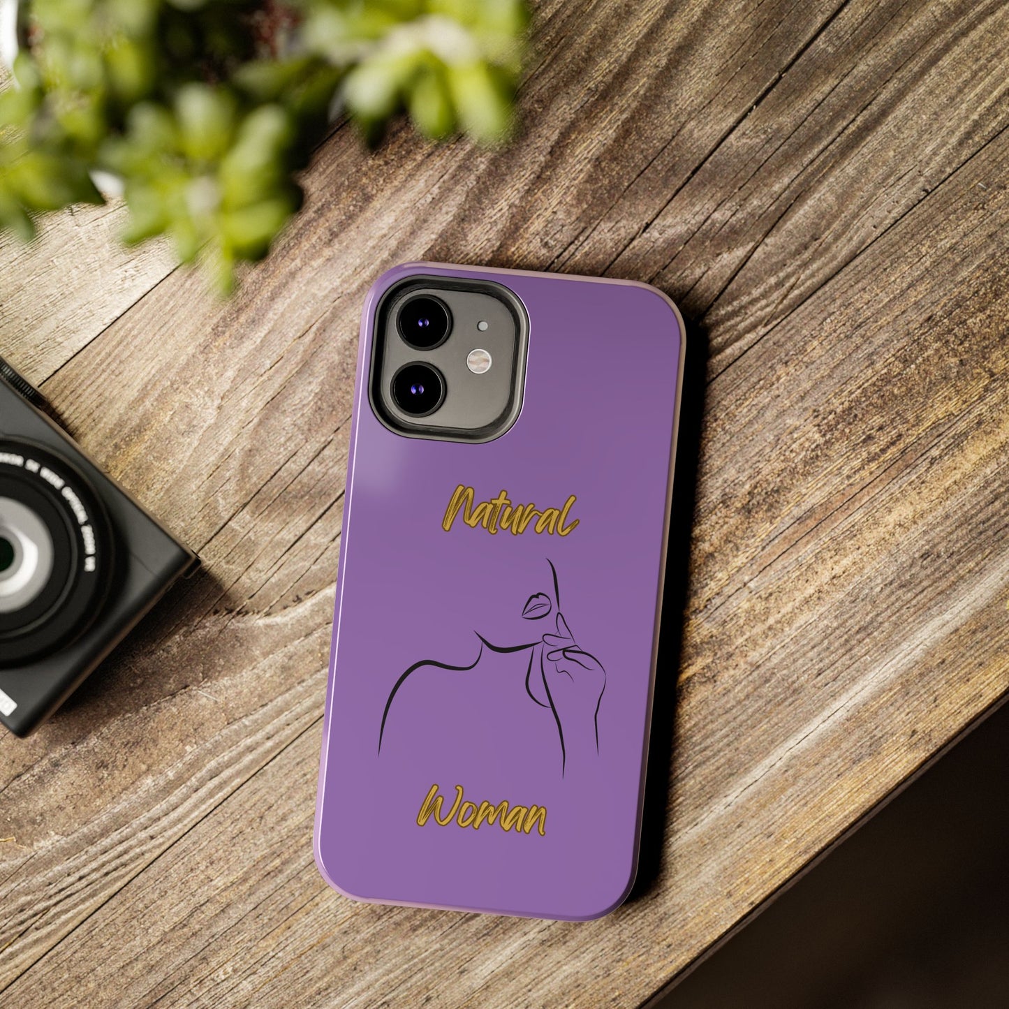 Natural Woman Chin Up (BL)Tough Phone Cases LIGHT PURPLE