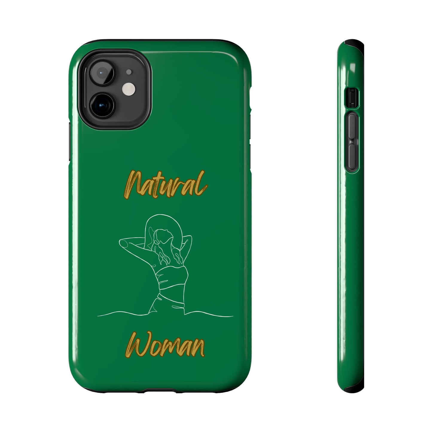Natural Woman Sun Fun (WL)Tough Phone Cases DARK GREEN