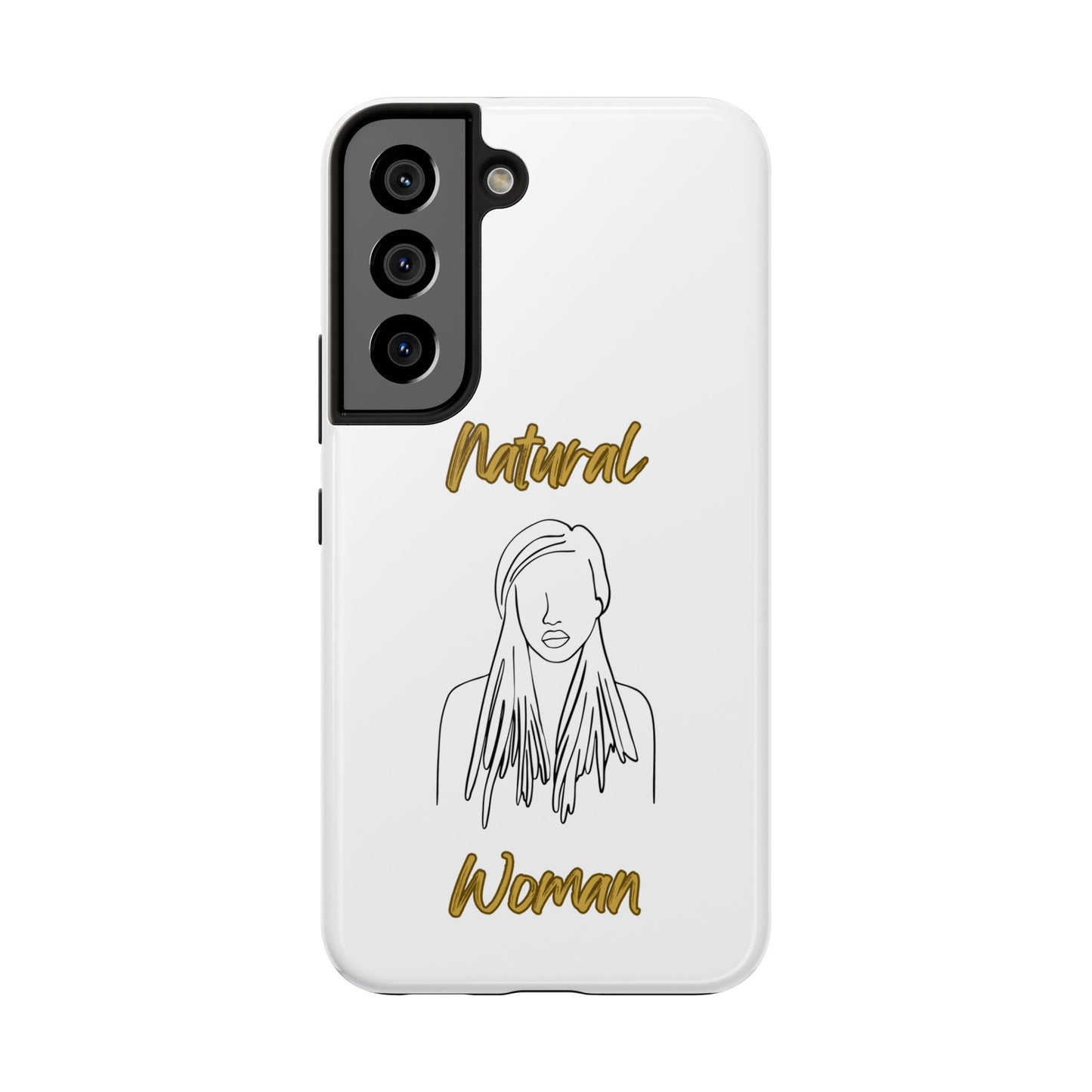 Natural Woman Content (BL)Tough Phone Cases WHITE