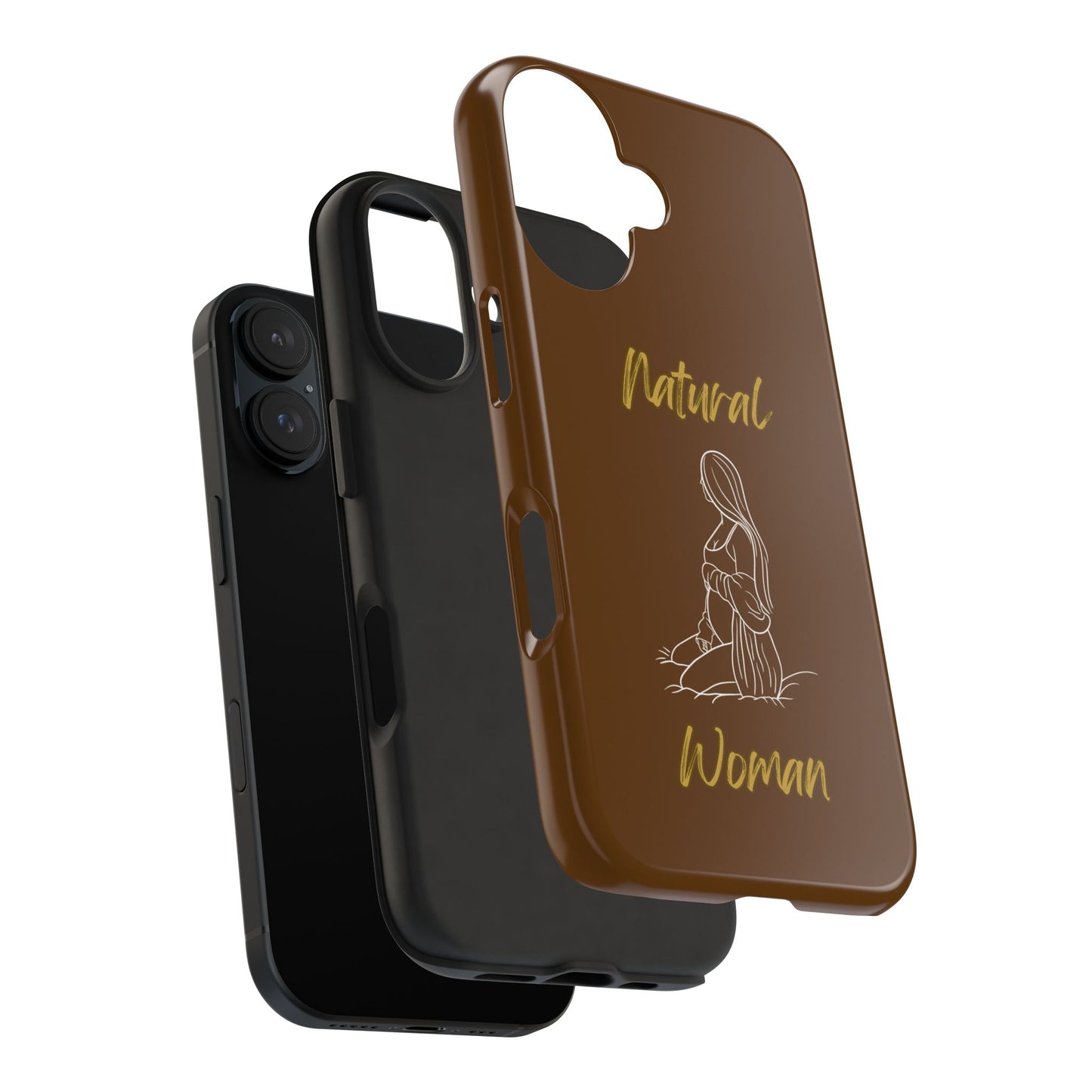 Natural Woman Expecting (WL)Tough Phone Cases BROWN