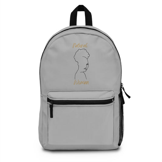 Natural Woman Twist Afro (BL) Backpack LIGHT GREY