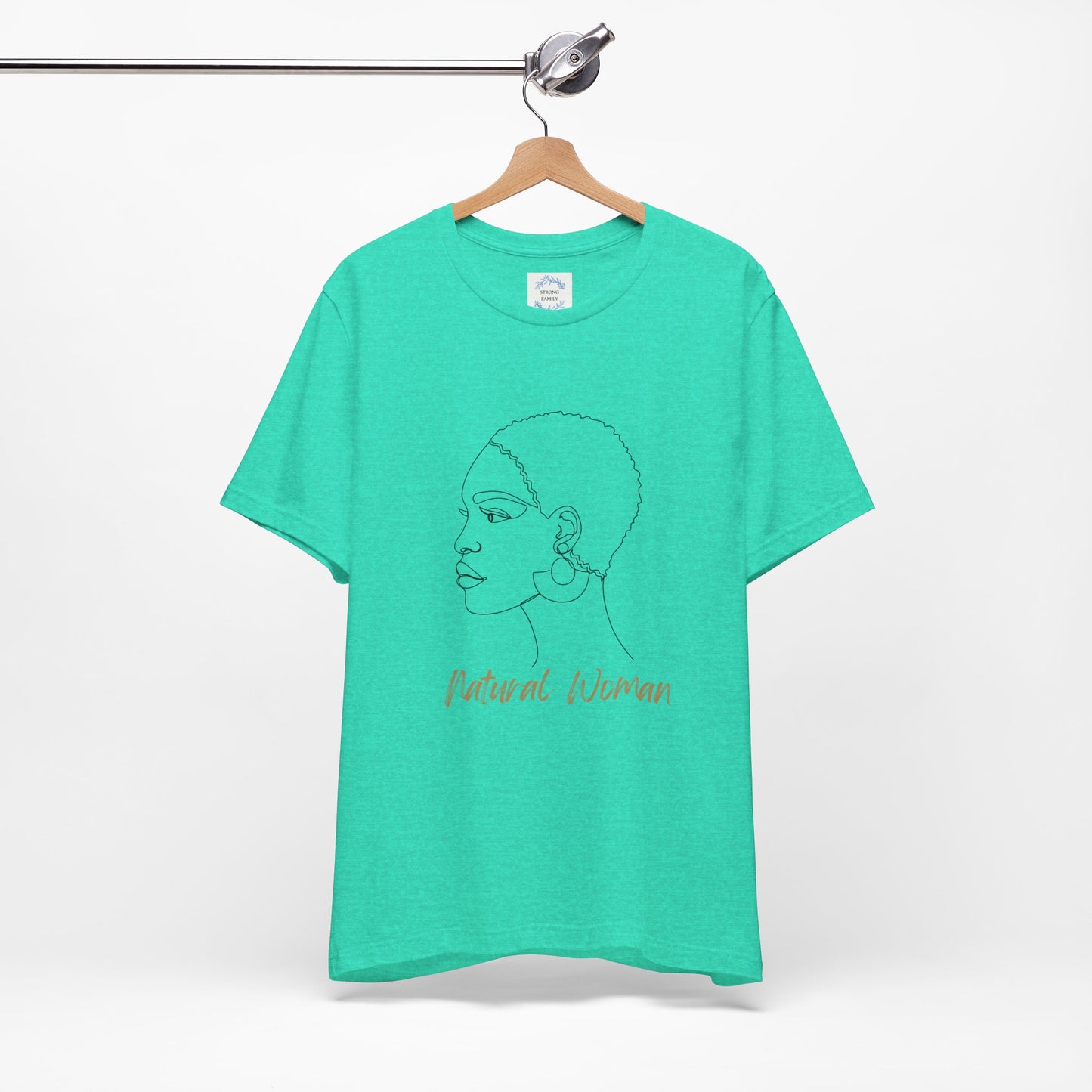 NATURAL WOMAN Finger Waves (BL) Short Sleeve T-Shirt