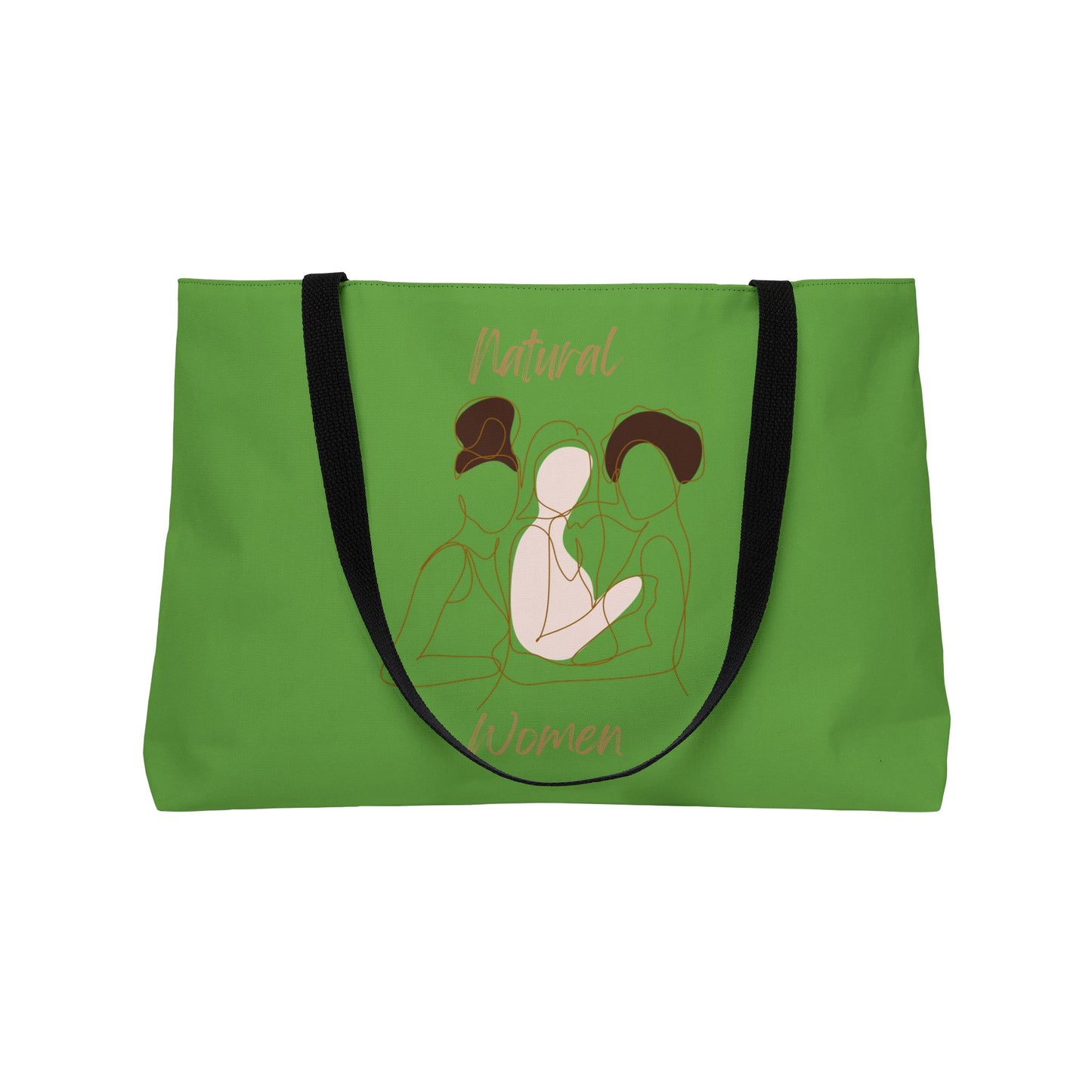 Natural Women Friends (BL) Weekender Tote Bag GREEN