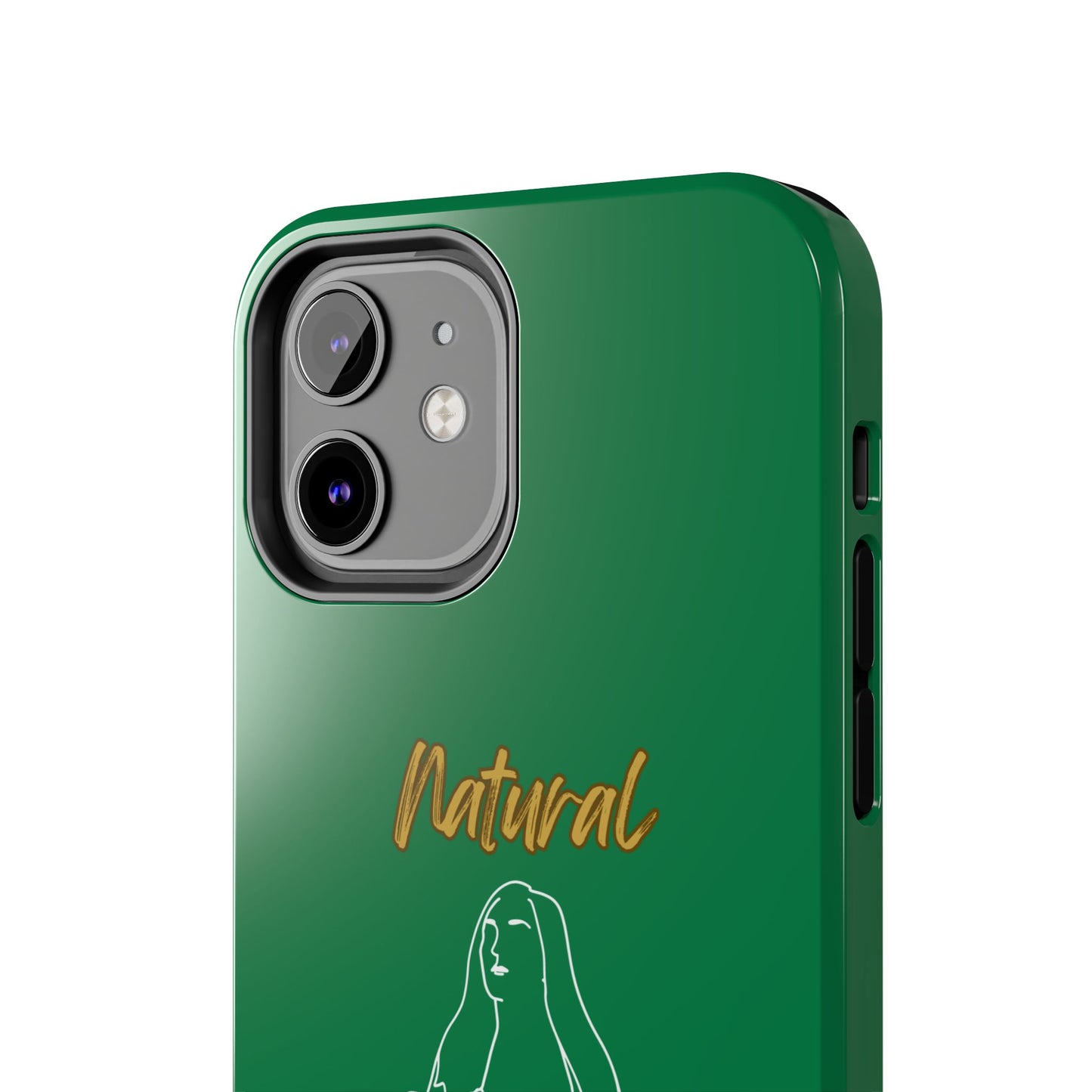 Natural Woman Full Beauty (WL)Tough Phone Cases DARK GREEN