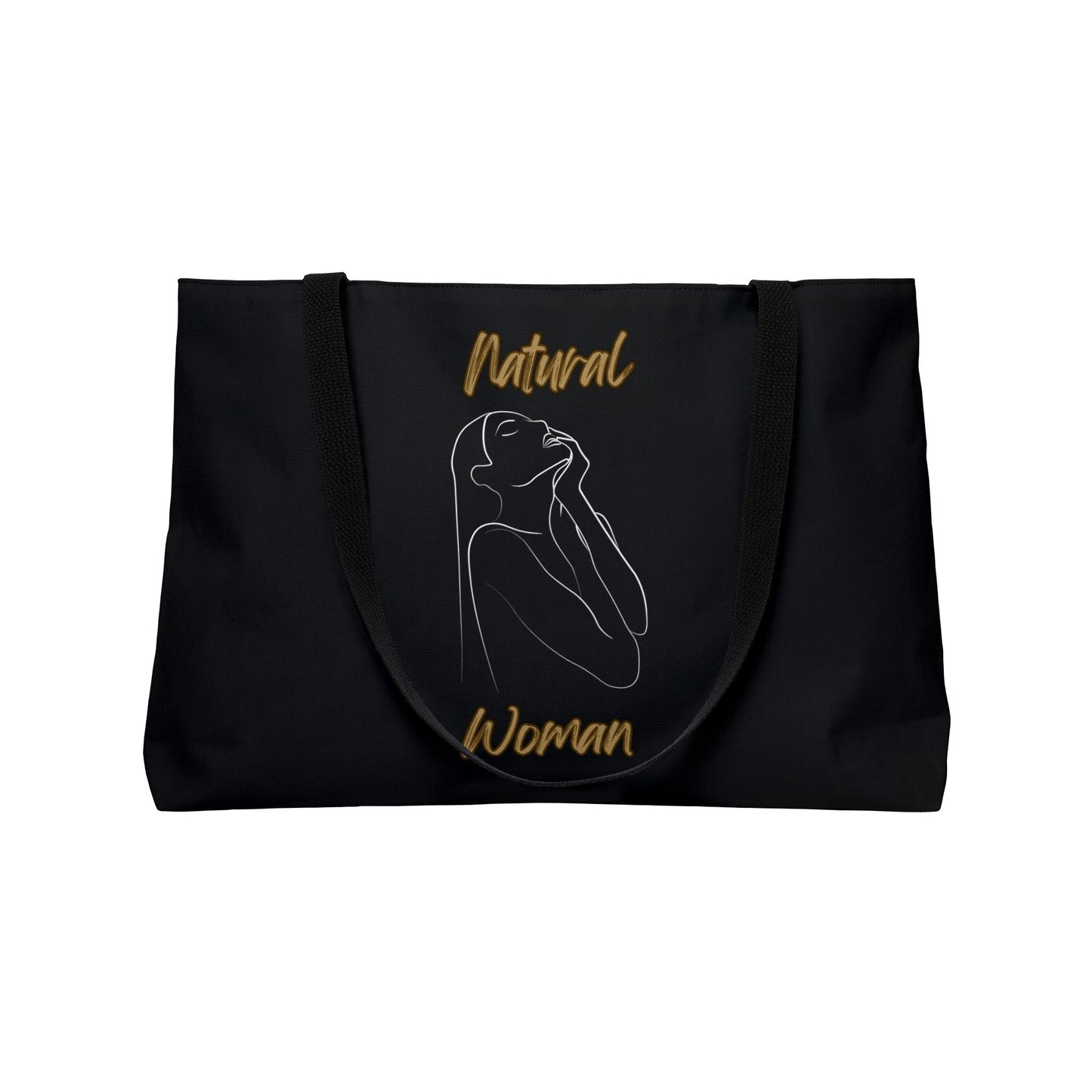 Natural Woman Thank You (WL) Weekender Tote Bag BLACK