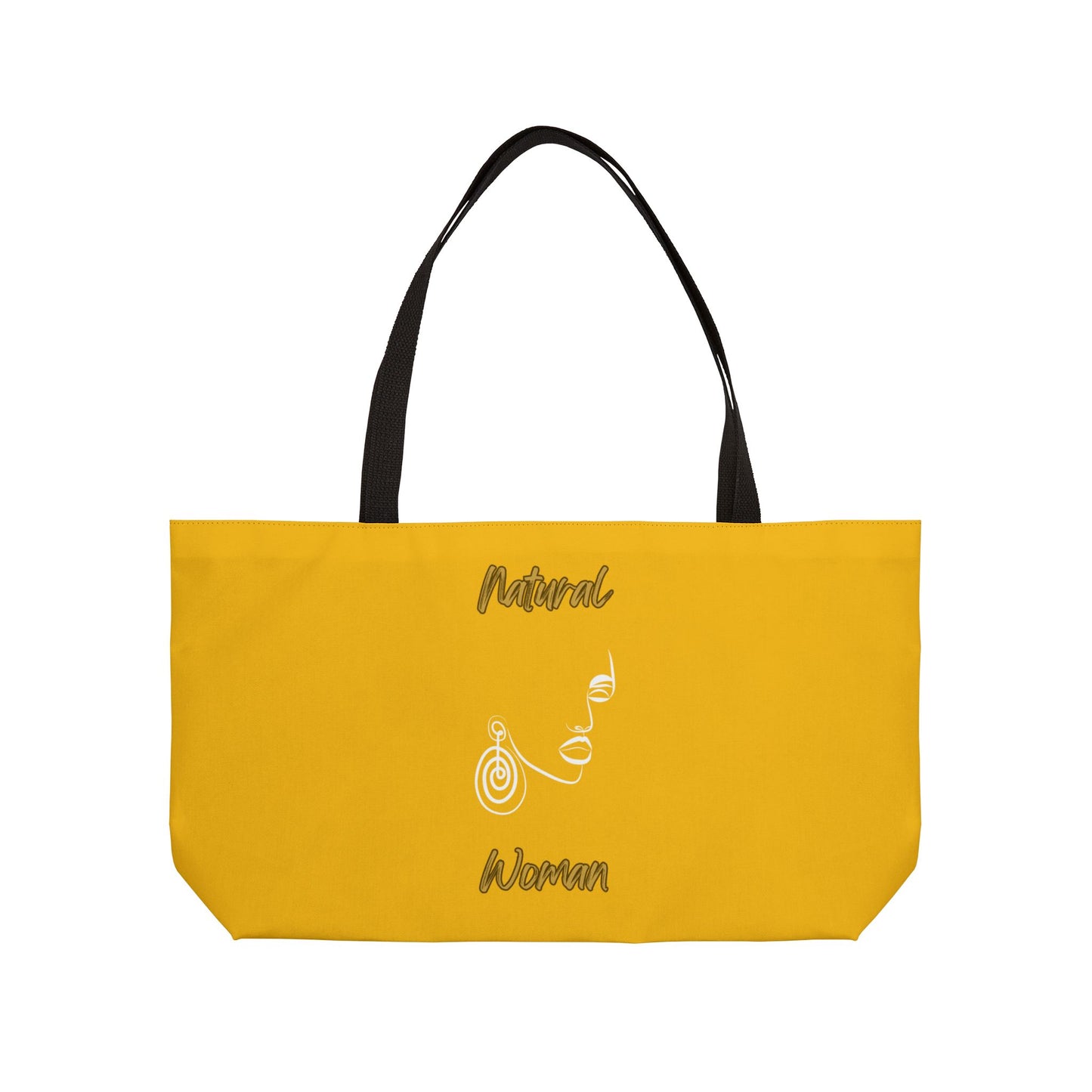 Natural Woman Music In My Soul (WL) Weekender Tote Bag YELLOW