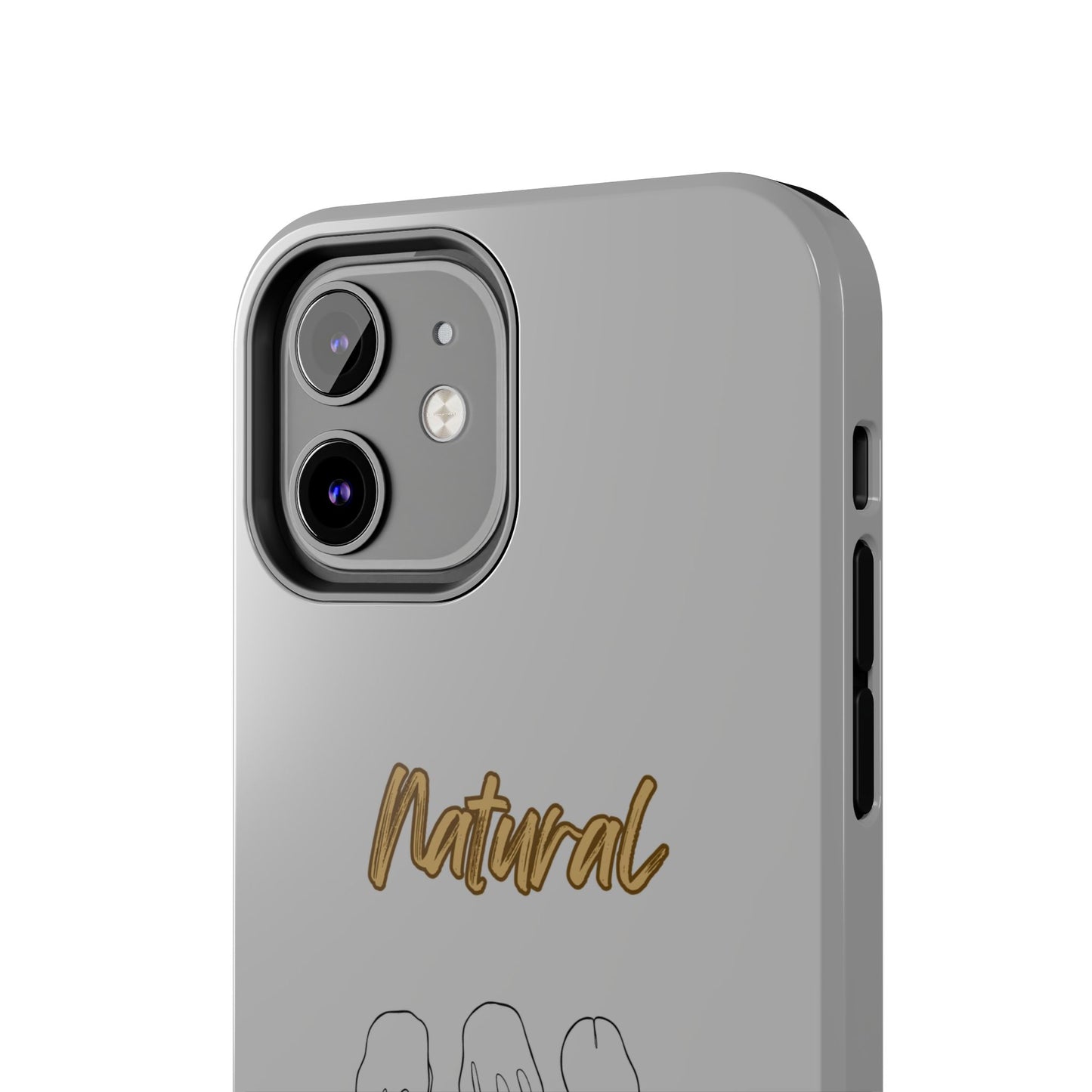 Natural Woman Loving Friends (BL)Tough Phone Cases LIGHT GREY