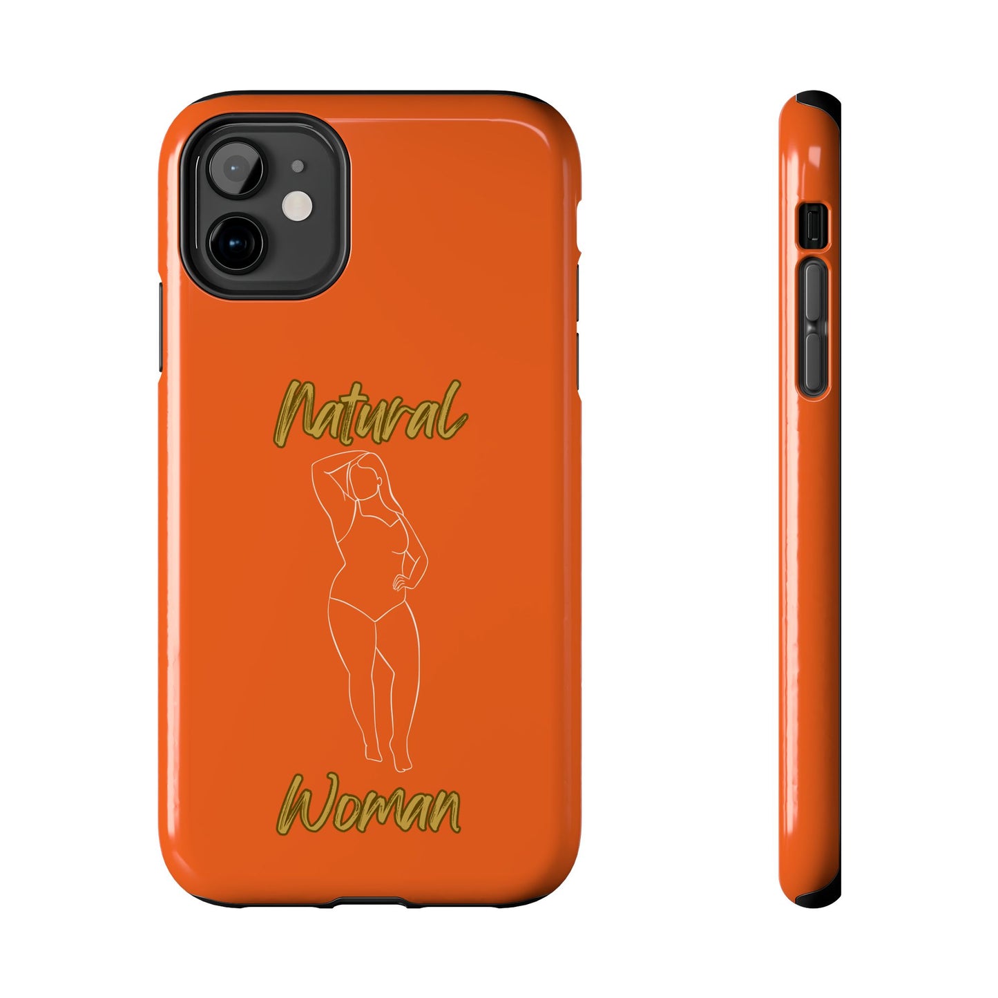 Natural Woman Looking Good (WL)Tough Phone Cases ORANGE