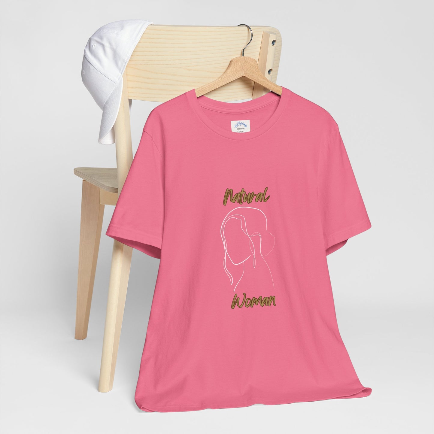 Natural Woman Hanging Hair (WL) Short Sleeve T-Shirt