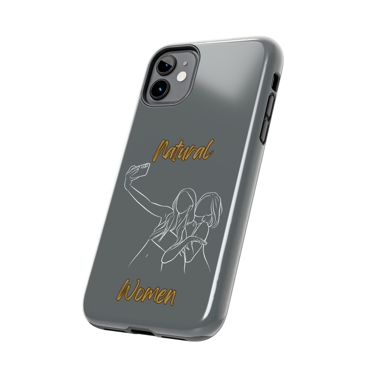 Natural Woman Friends Selfie (WL)Tough Phone Cases DARK GREY