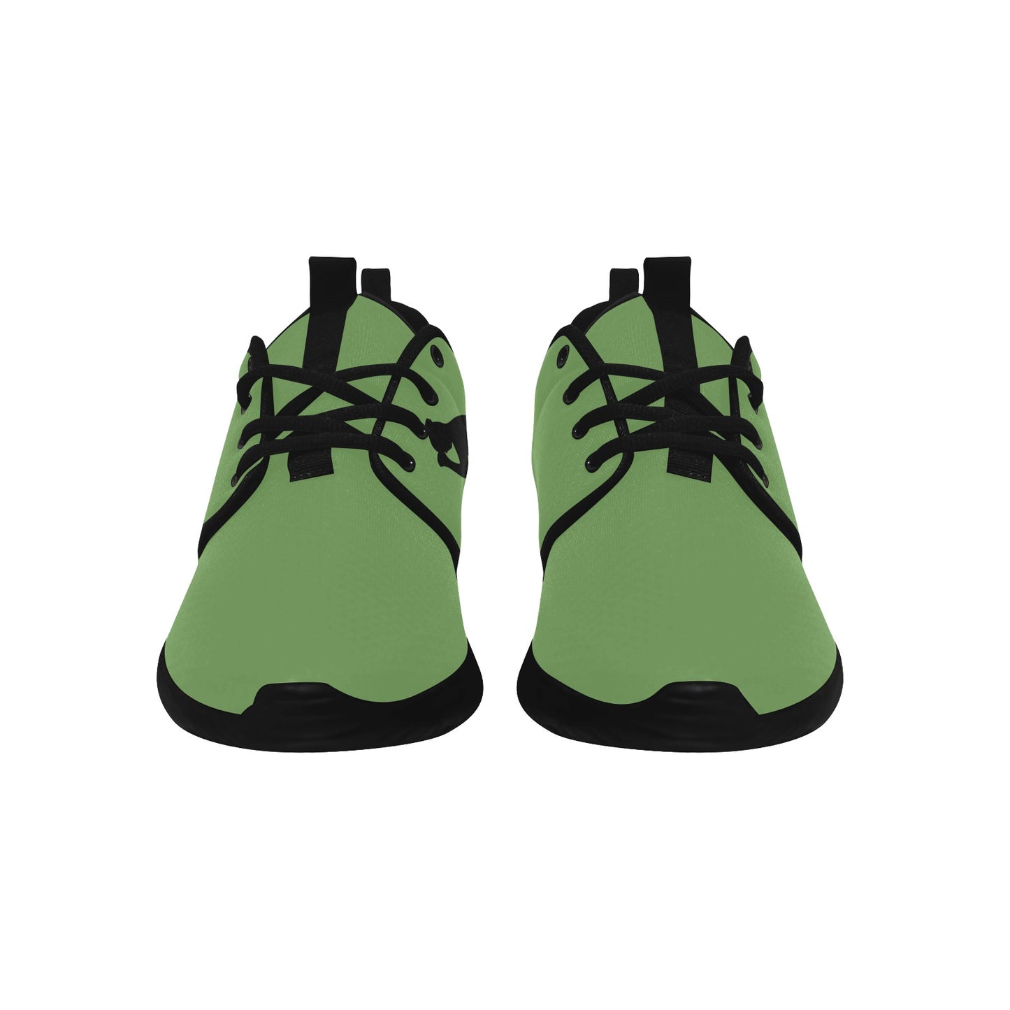 Natural Woman PRAY (BL) GREEN w/ Black Sole Sneakers
